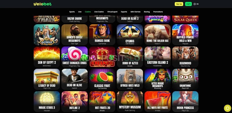 Velobet login in United Kingdom